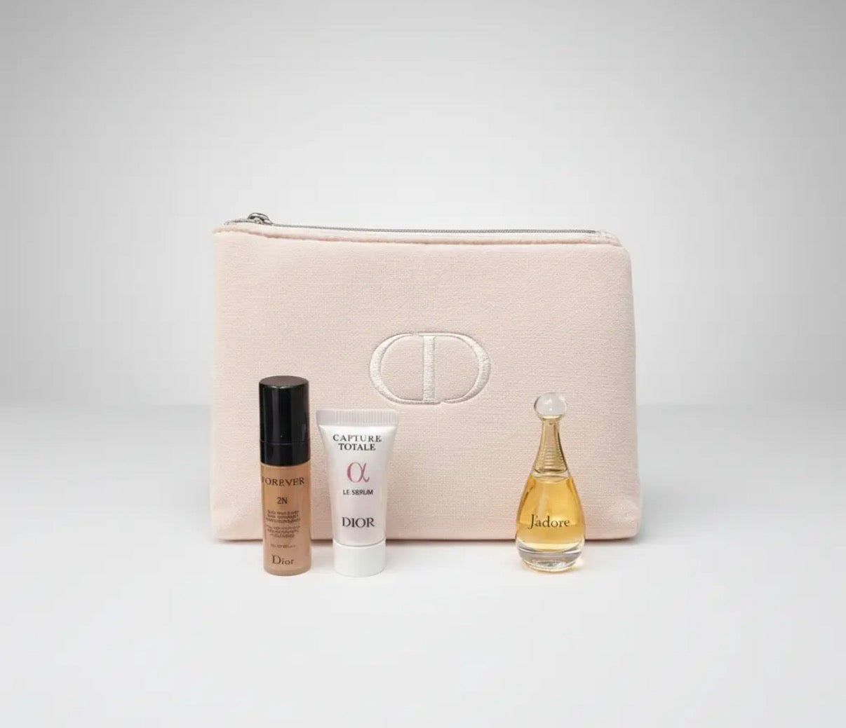 Set Dior Edición Especial (miniaturas + Cosmetiquera Rosa)