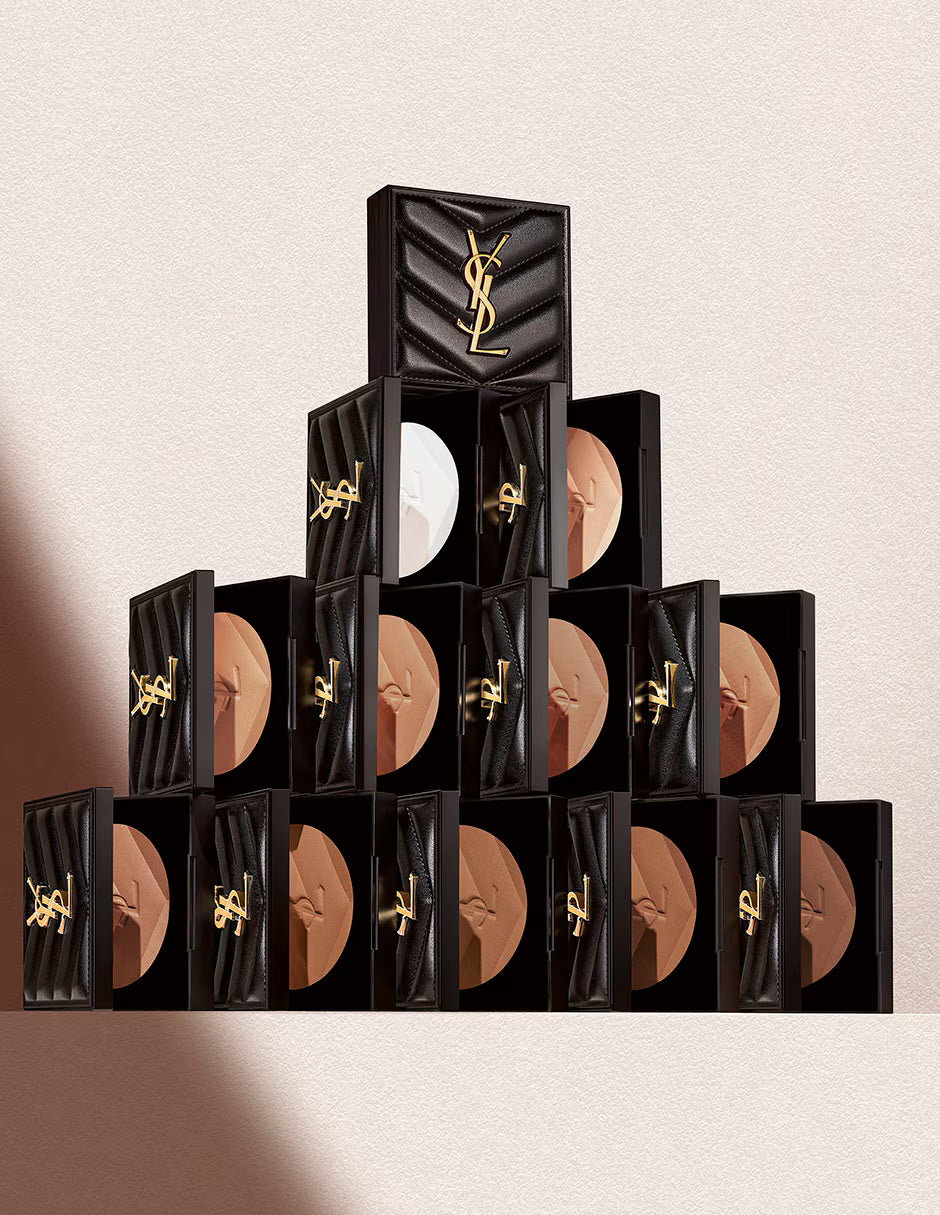 YSL Polvo compacto traslúcido All Hours Hyper Finish Powder Tono 03