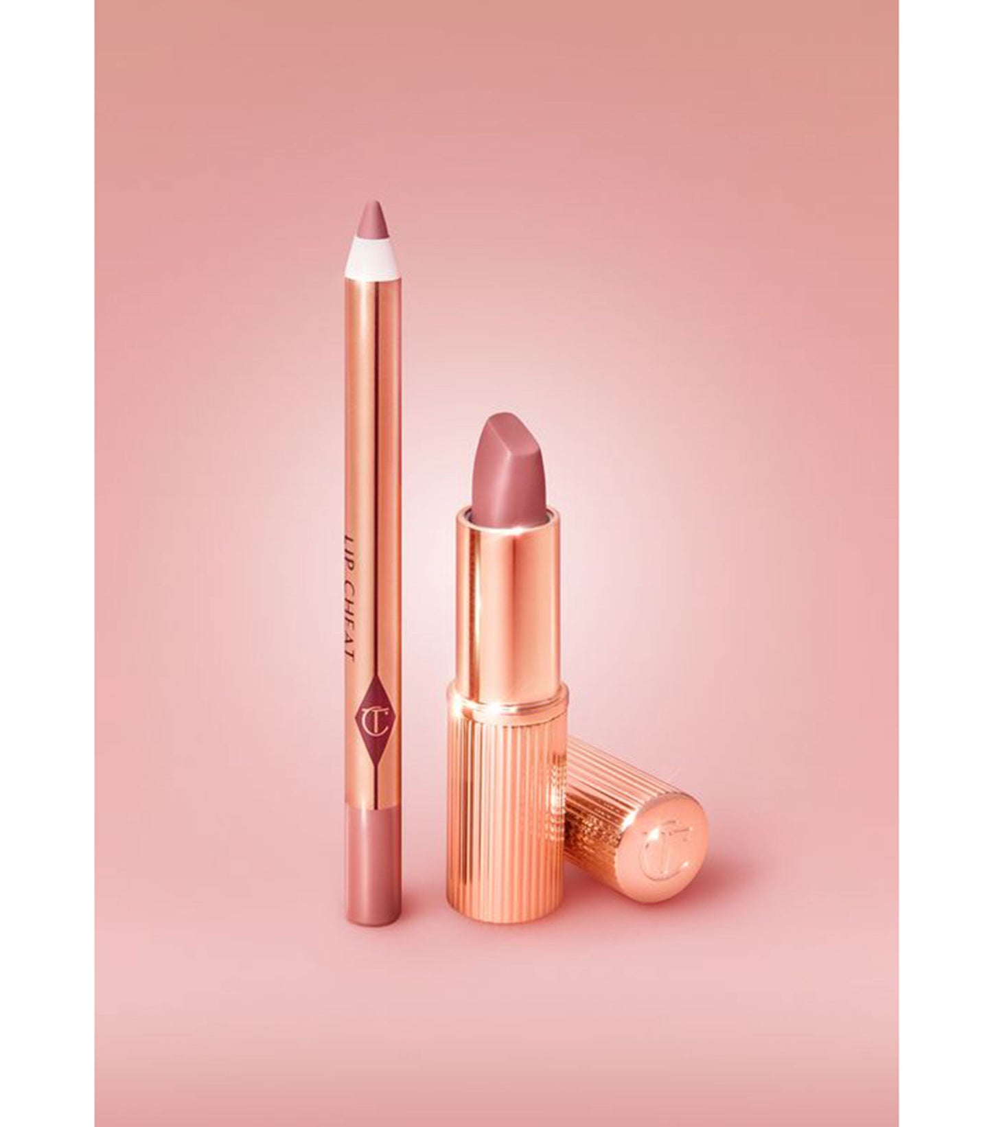 Charlotte Tilbury pillow talk duo set travel size (dúo de maquillaje para labios)