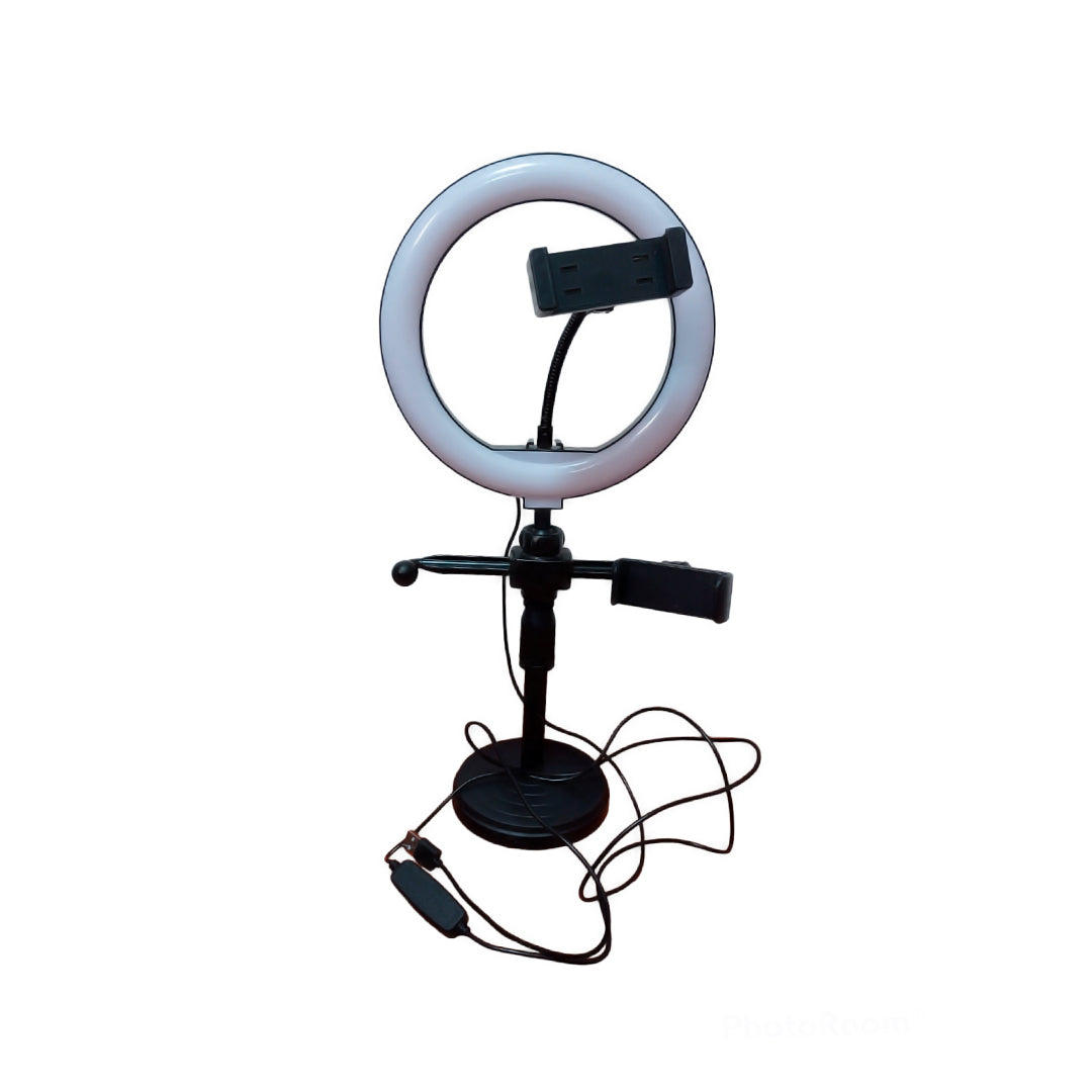 Aro de Luz con Soportes para Smartphones