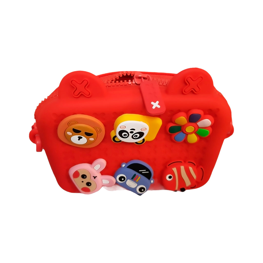 Bolsa Infantil De Silicona Con Correa