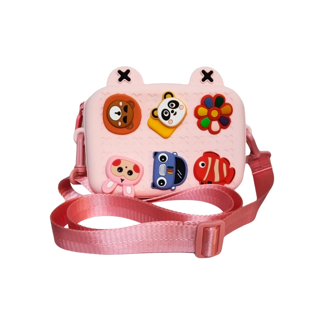 Bolsa Infantil De Silicona Con Correa