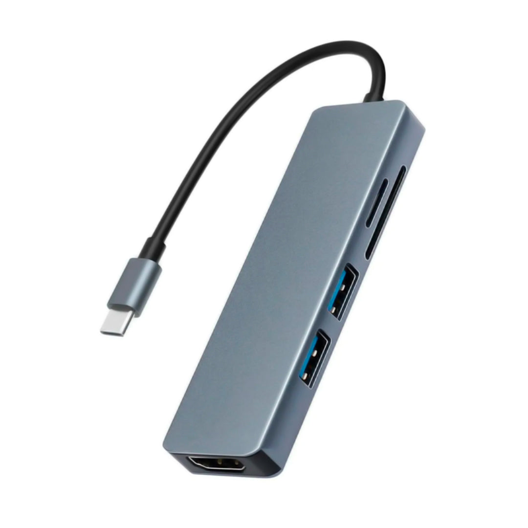 Hub Adaptador Tipo C 6 En 1, Usb-c