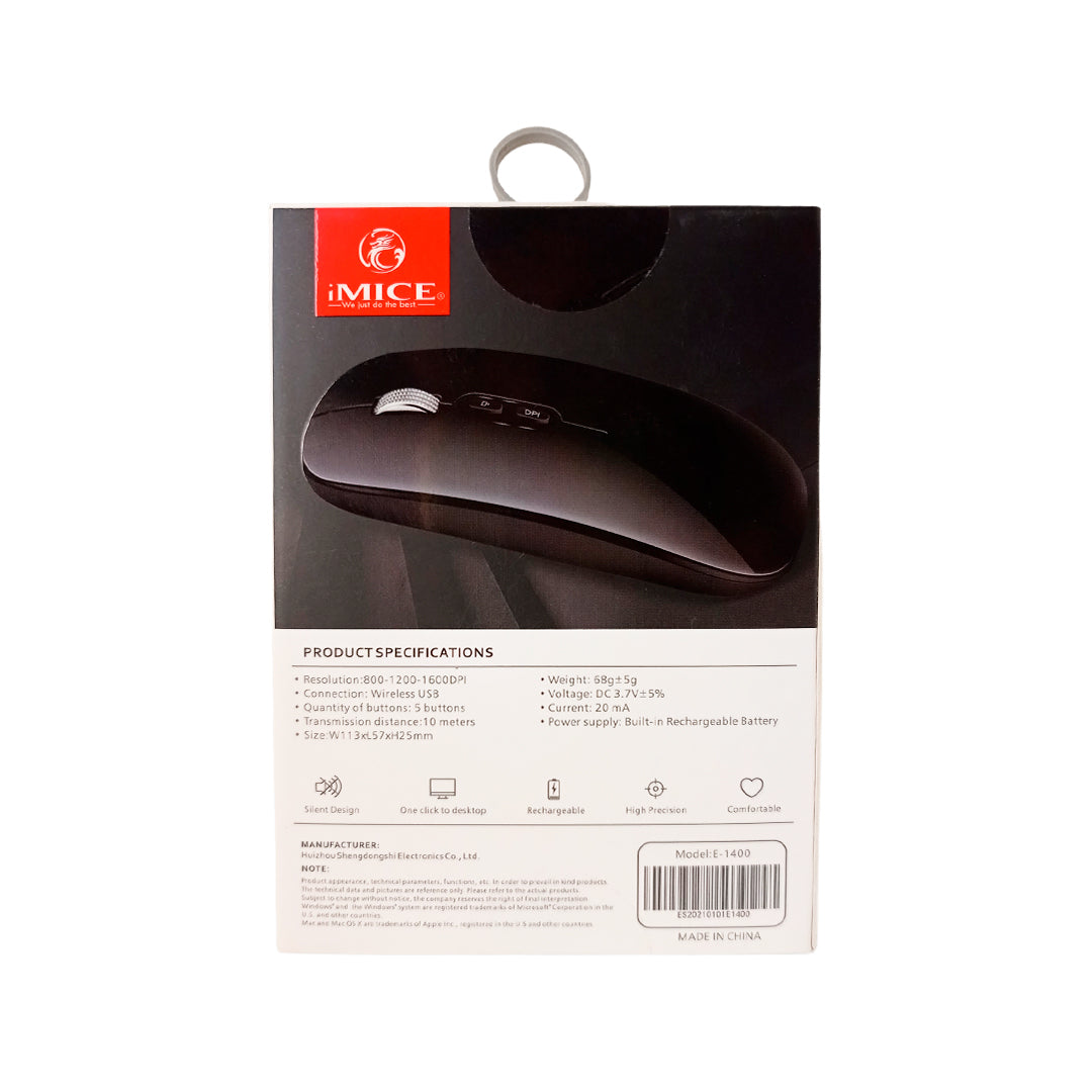 Mouse Inalámbrico iMICE E-1400