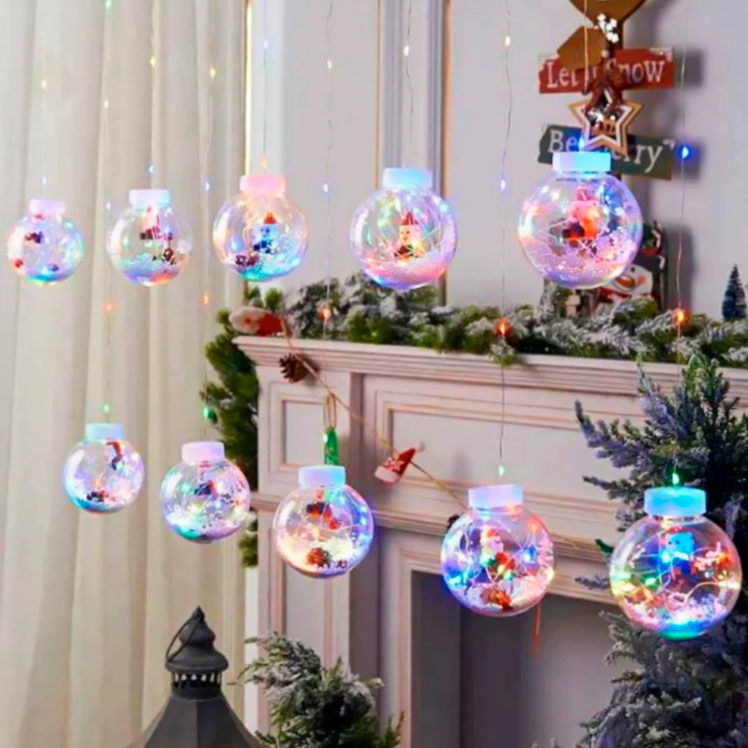 Serie de esferas Navideñas
