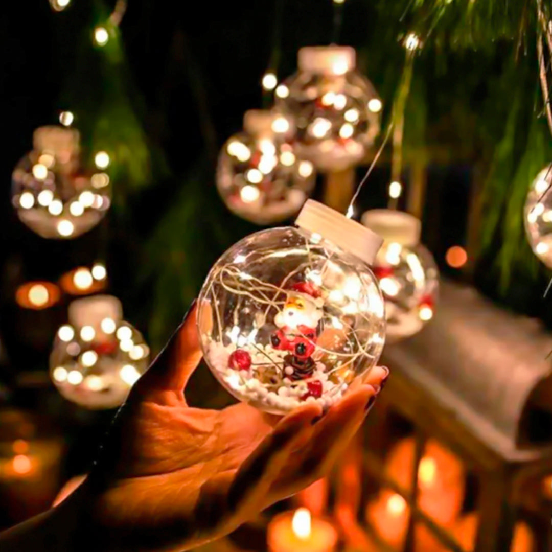 Serie de esferas Navideñas