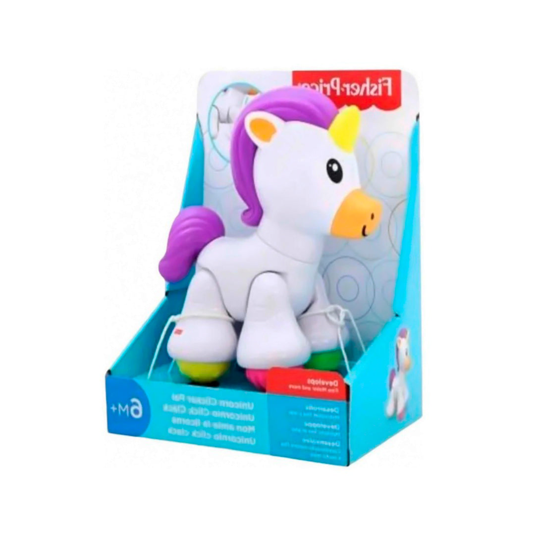 Unicornio Fisher Price Click Clack Bebe +6 meses