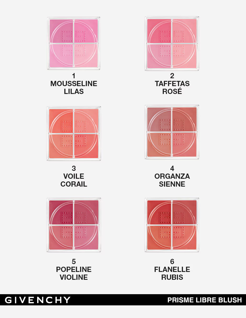 Givenchy Blush en polvo Prisme Libre 01 Mousseline Lilas