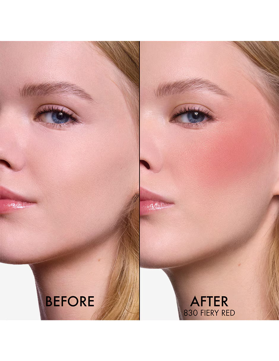 Dior Blush en polvo compacto Backstage 830 Firery Red