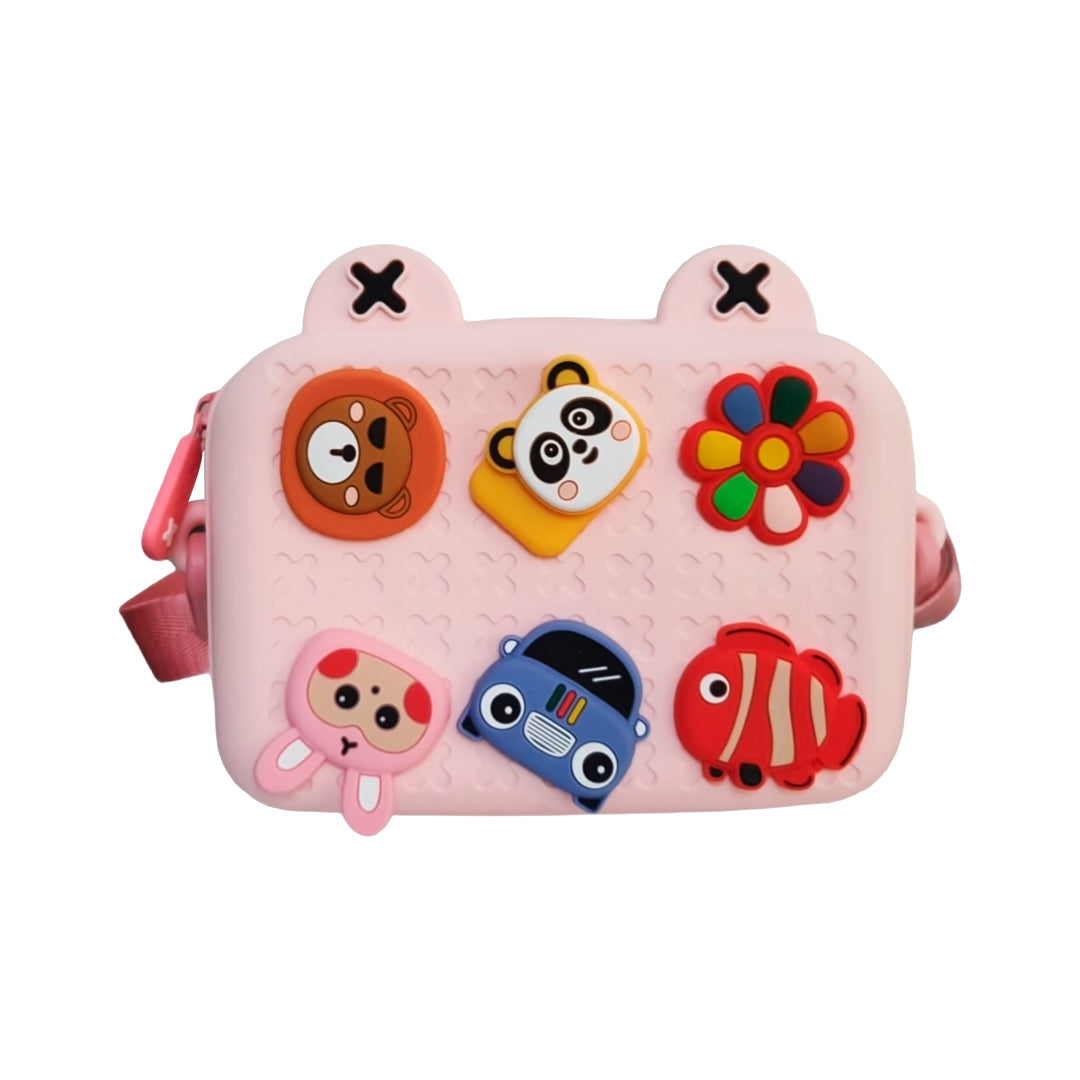 Bolsa Infantil De Silicona Con Correa