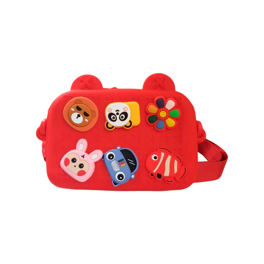Bolsa Infantil De Silicona Con Correa