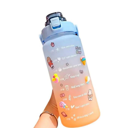 Botella Deportiva Motivacional De 2 Litros