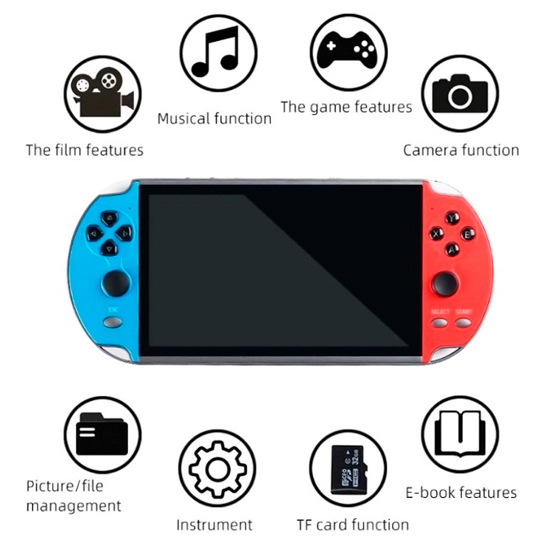 Consola De Videojuegos X12 Plus De 7 Pulgadas