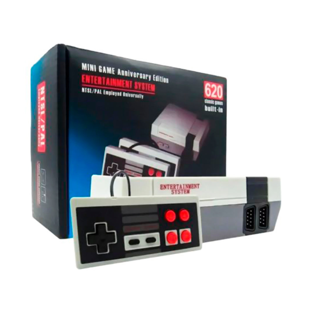 Mini Consola Retro Tipo Clásica 620 Videojuegos
