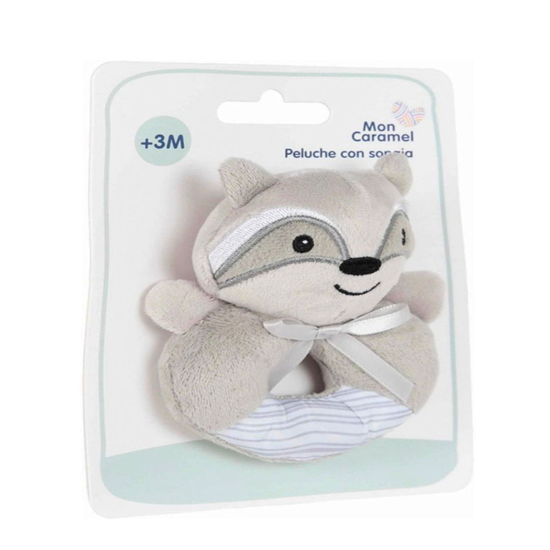 Peluche Con Sonaja Y Sonido  Para Bebé