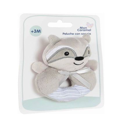Peluche Con Sonaja Y Sonido  Para Bebé